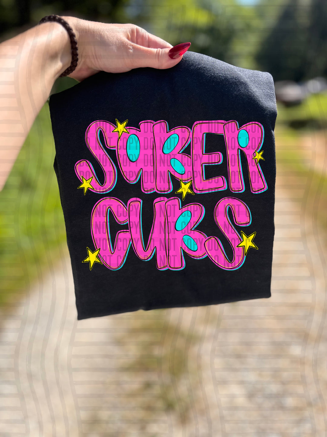 Pink Glow DTF Print