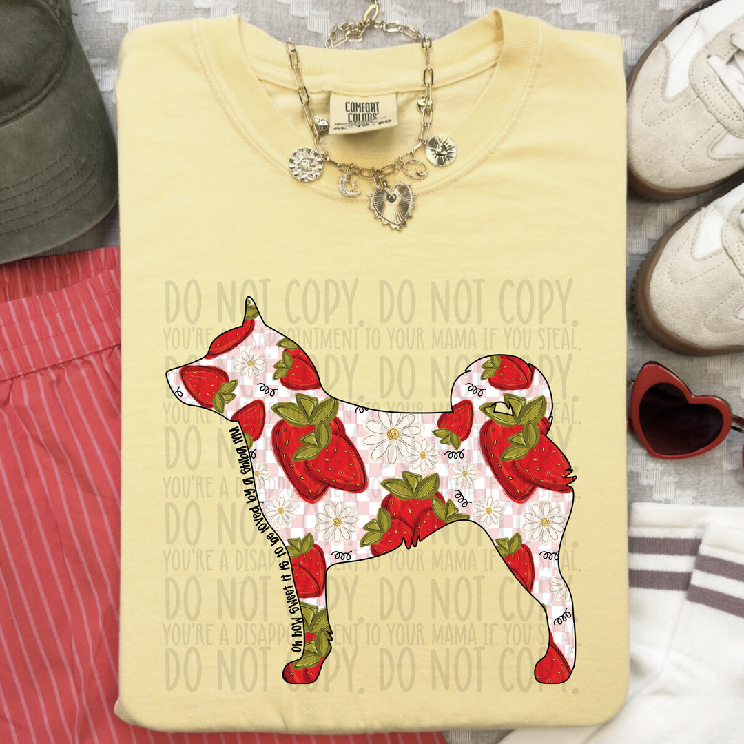 How Sweet Dog DTF Print