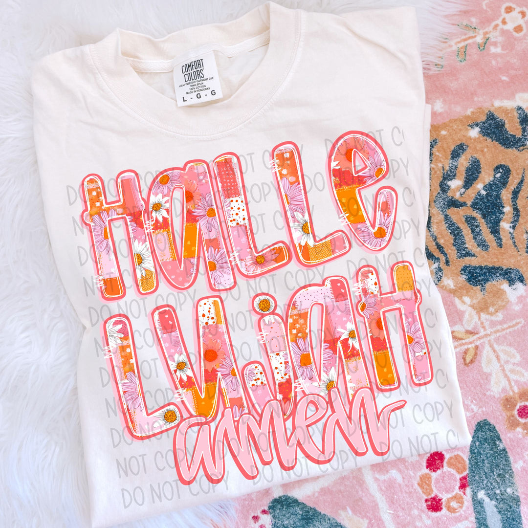 Hallelujah Amen DTF Print