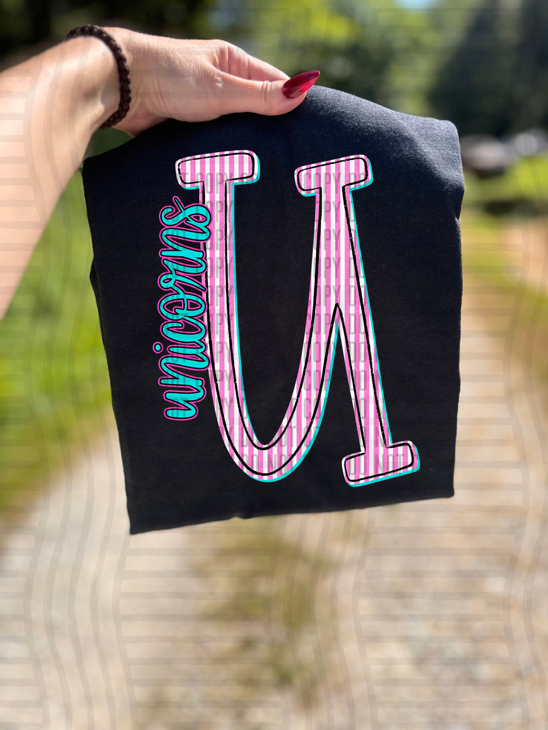 Mixy Pink Seersucker DTF Print