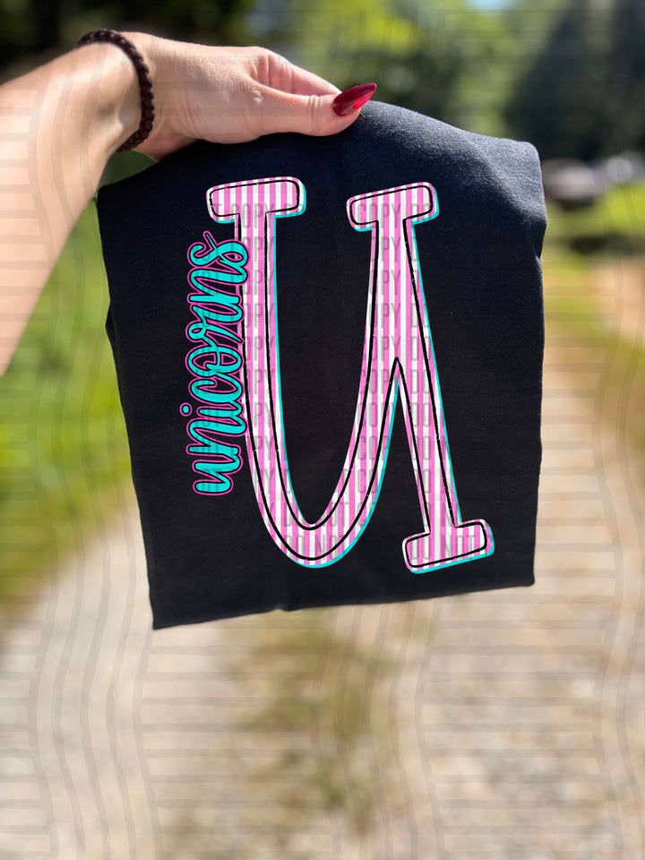 Mixy Pink Seersucker DTF Print