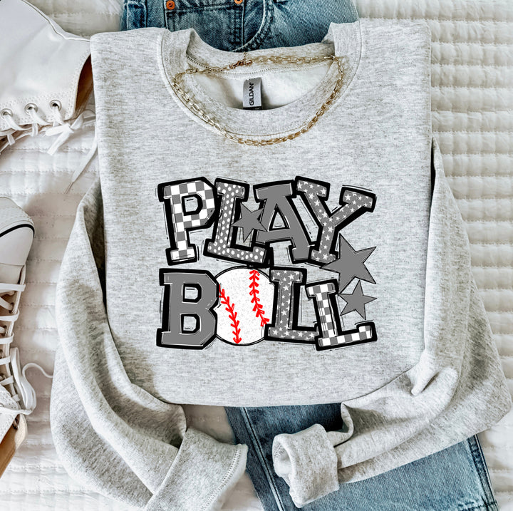 Play Ball Baseball DTF Print