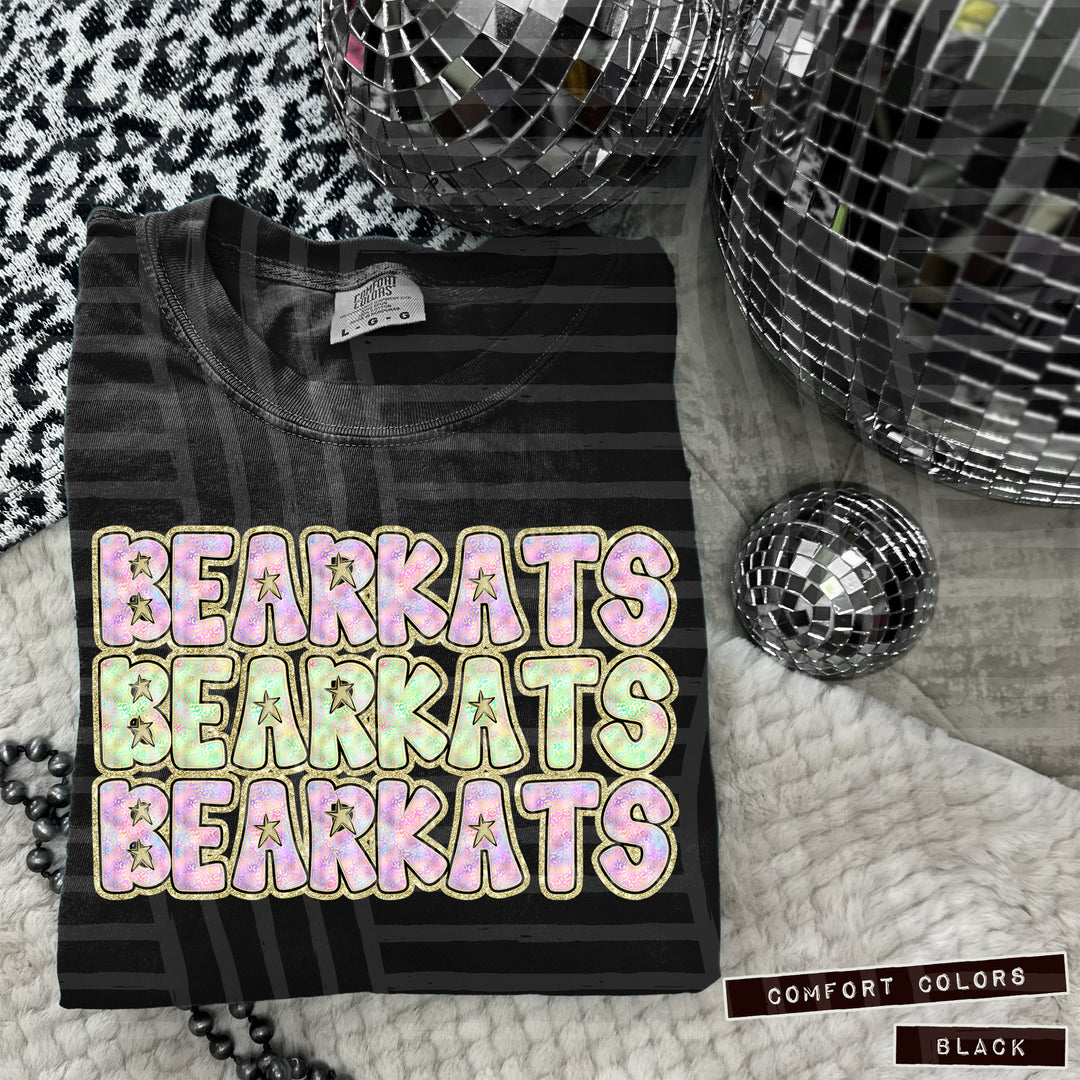 Iridescent Leopard DTF Print