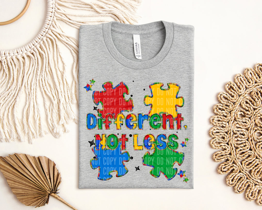 Different Not Less DTF Print