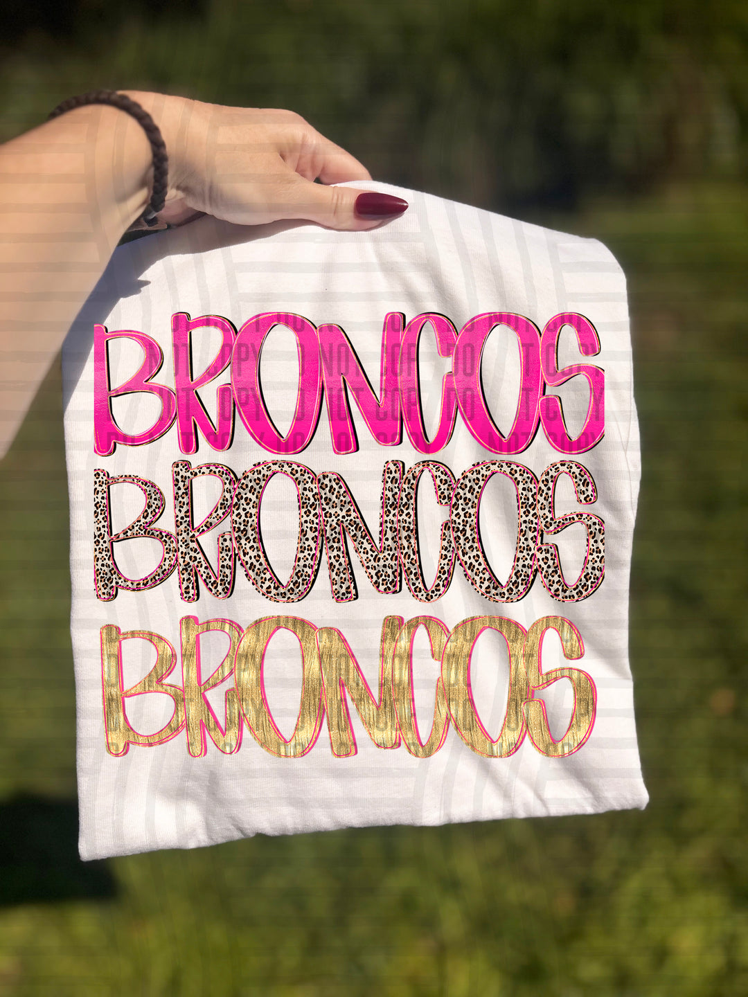 Pretty In Pink Triple Stacked DTF Print