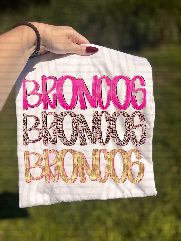 Pretty In Pink Triple Stacked DTF Print