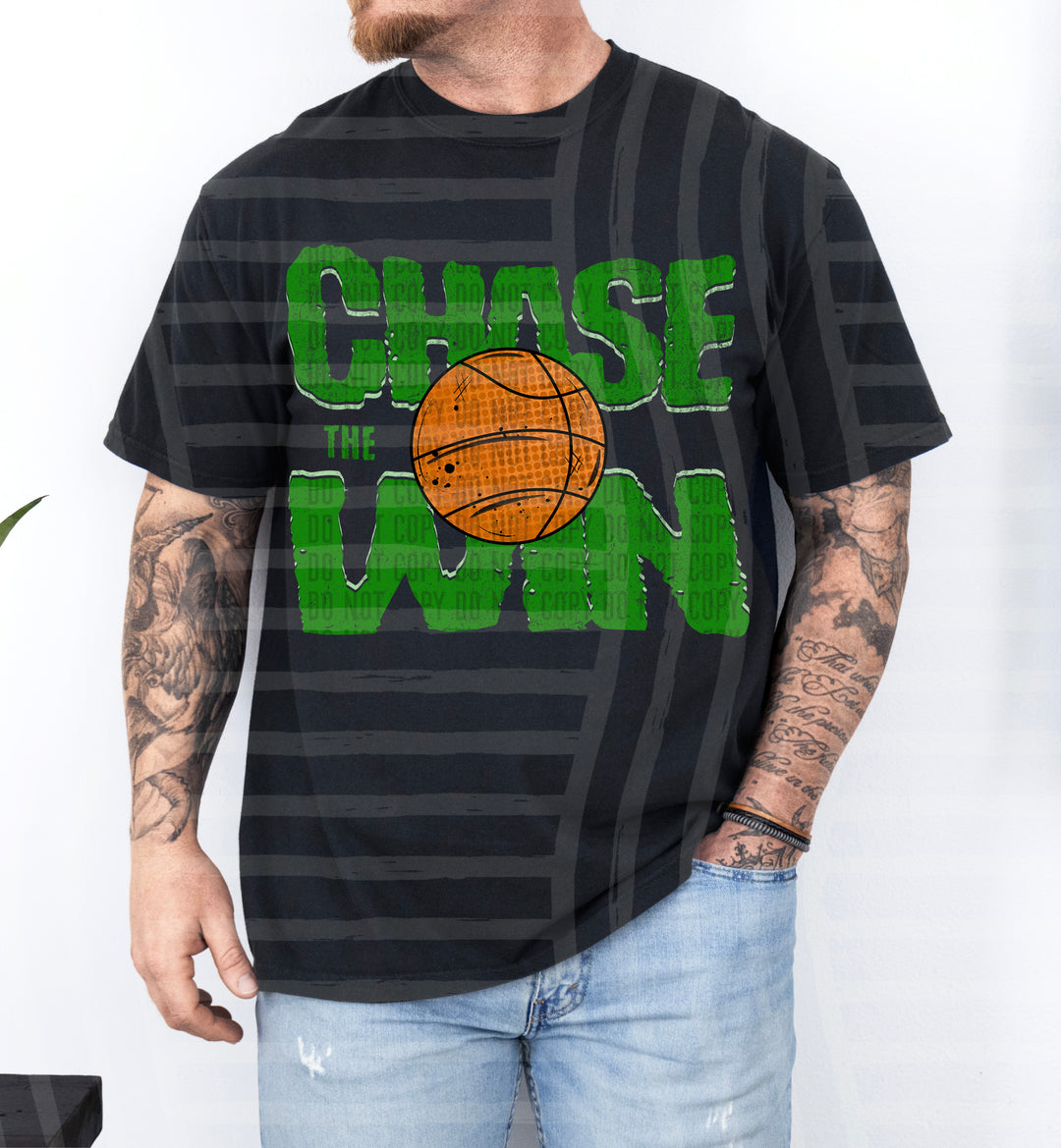 Chase The Win Basketball DTF Print