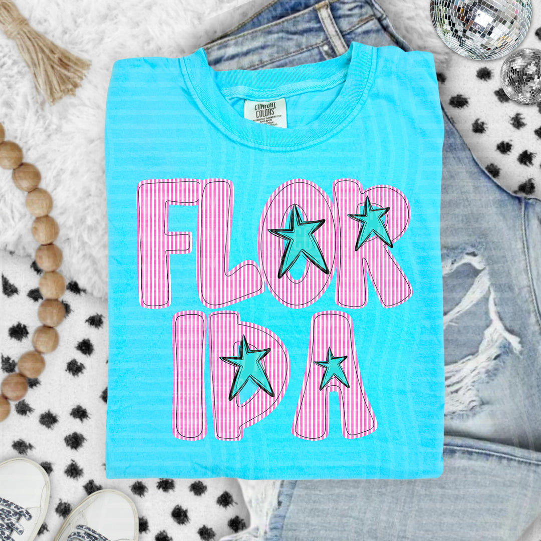 Seersucker States DTF Print