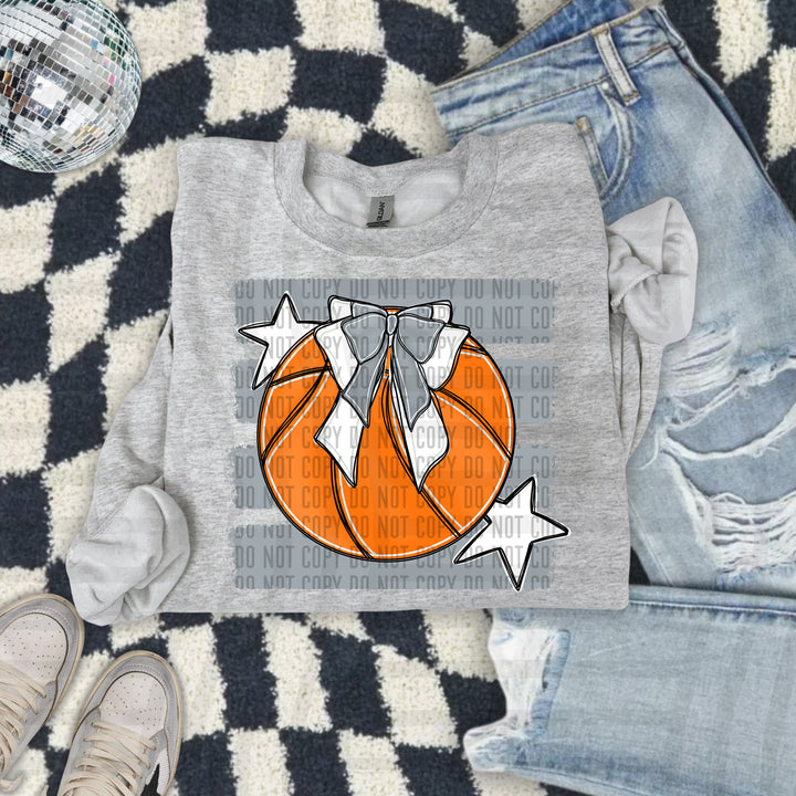 Basketball Bow DTF Print