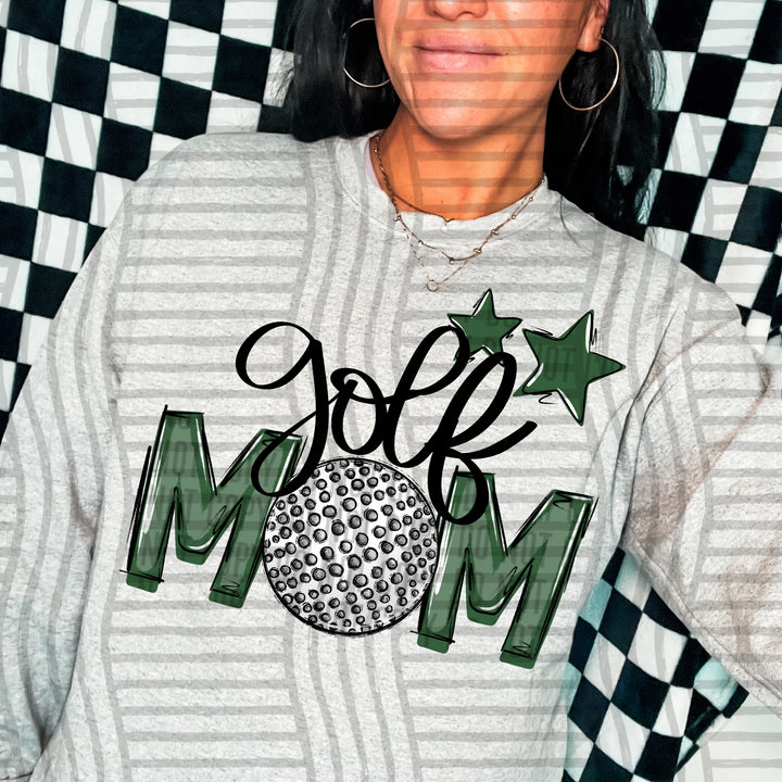 Sports Mom Golf DTF Print