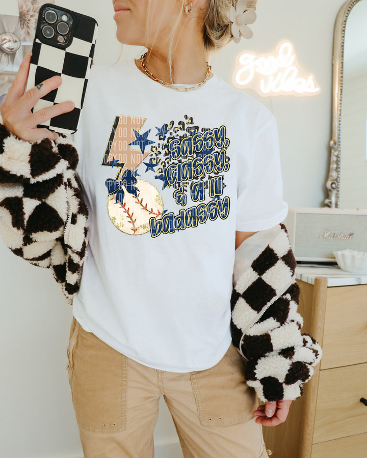 Sassy Classy Baseball DTF Print