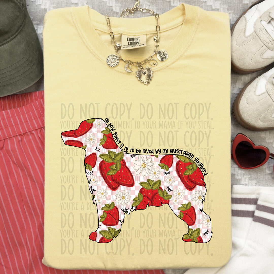 How Sweet Dog DTF Print