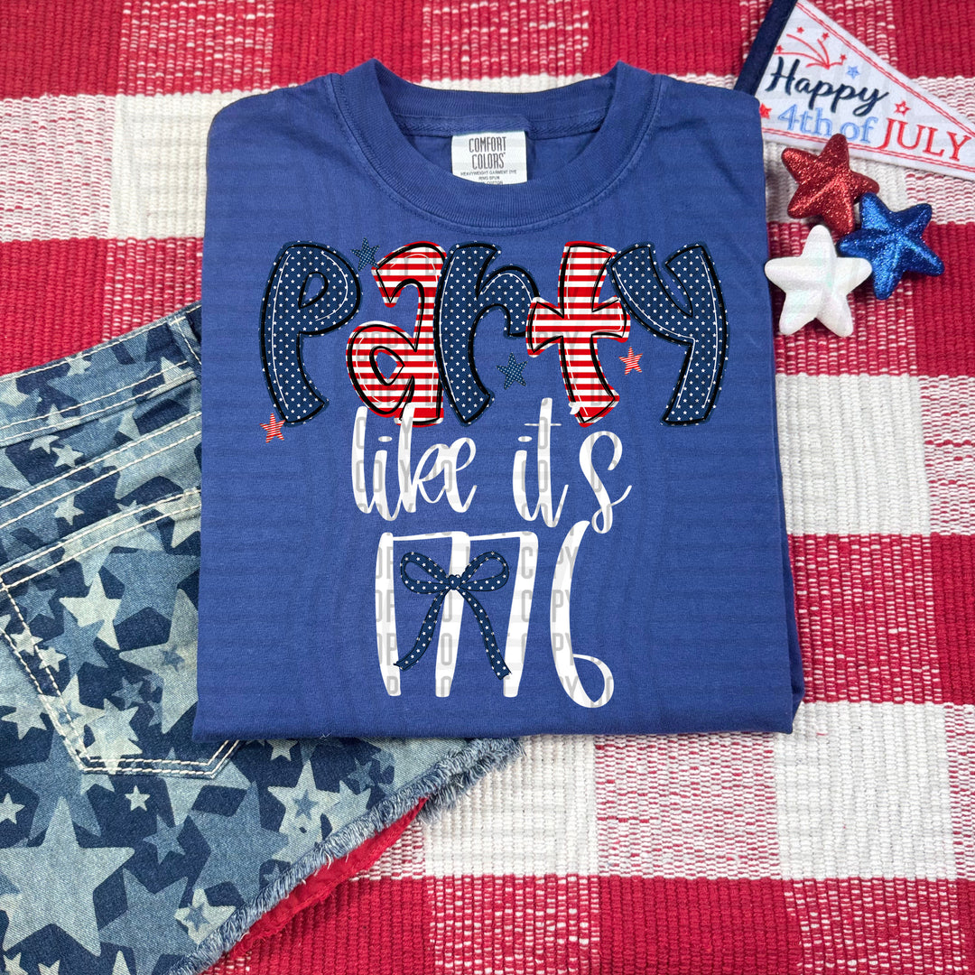 Party Like It’s 1776 DTF Print