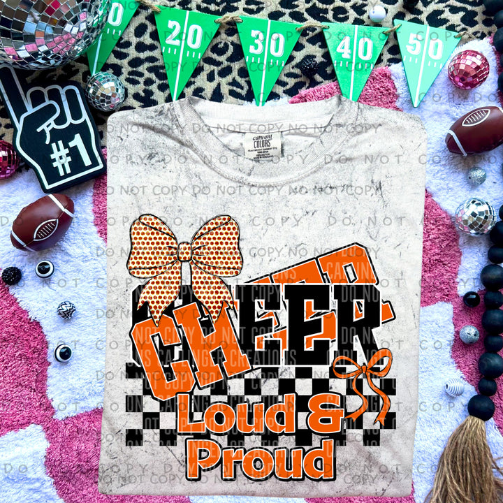 Loud And Proud Cheer DTF Print