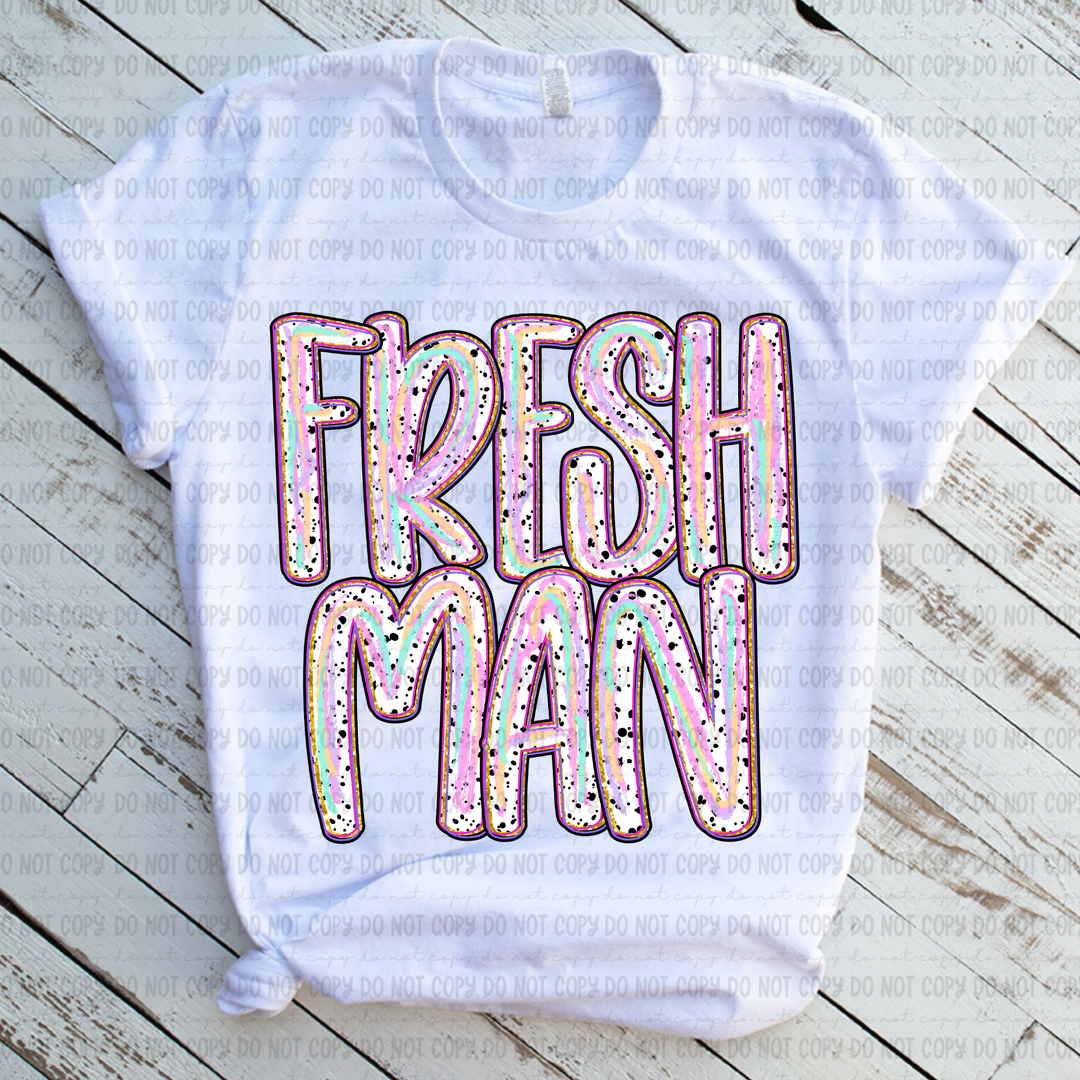 Color Dotted Grade Levels DTF Print