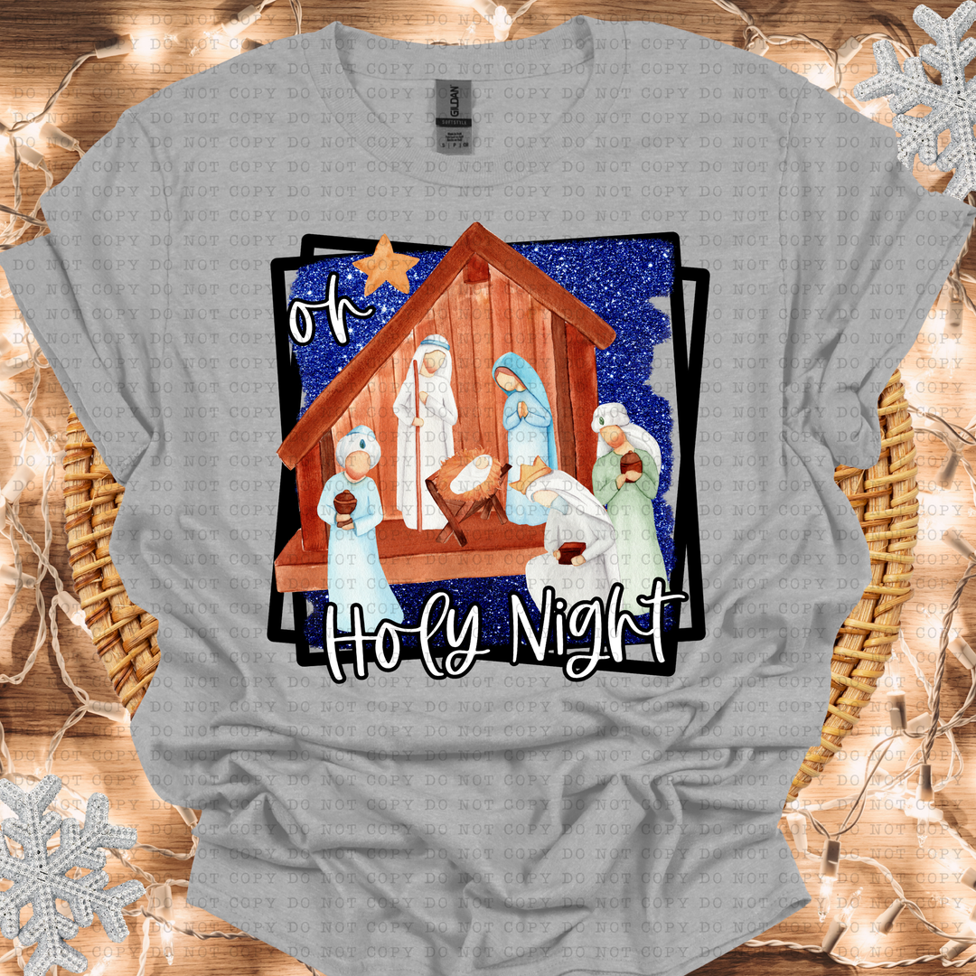 Oh Holy Night DTF Print