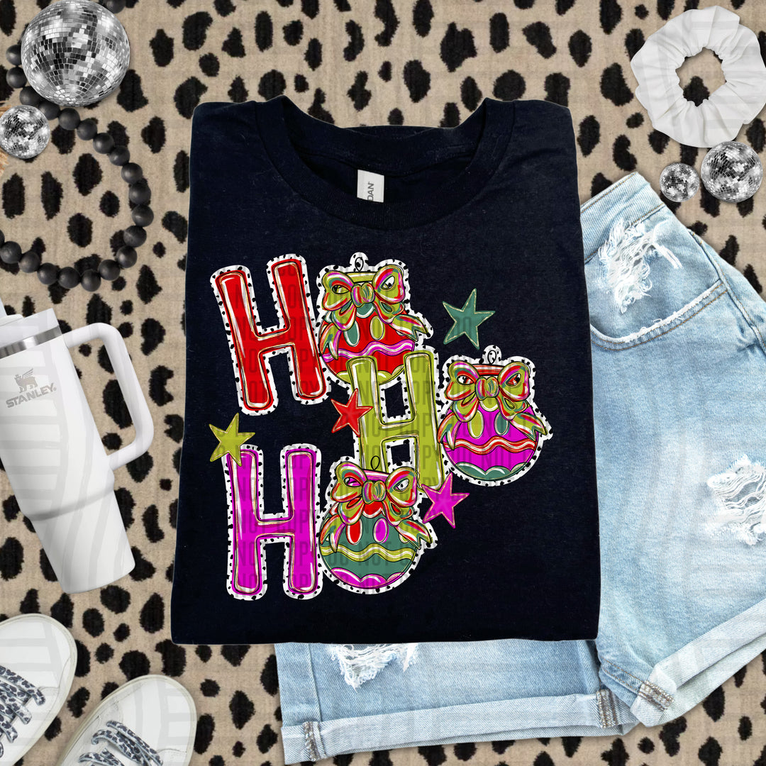 Festive Christmas DTF Print