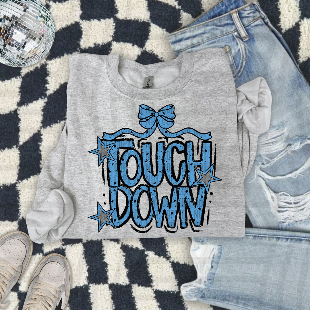 Touch Down Bow DTF Print