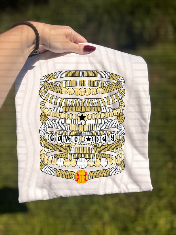 Softball Bracelets DTF Print