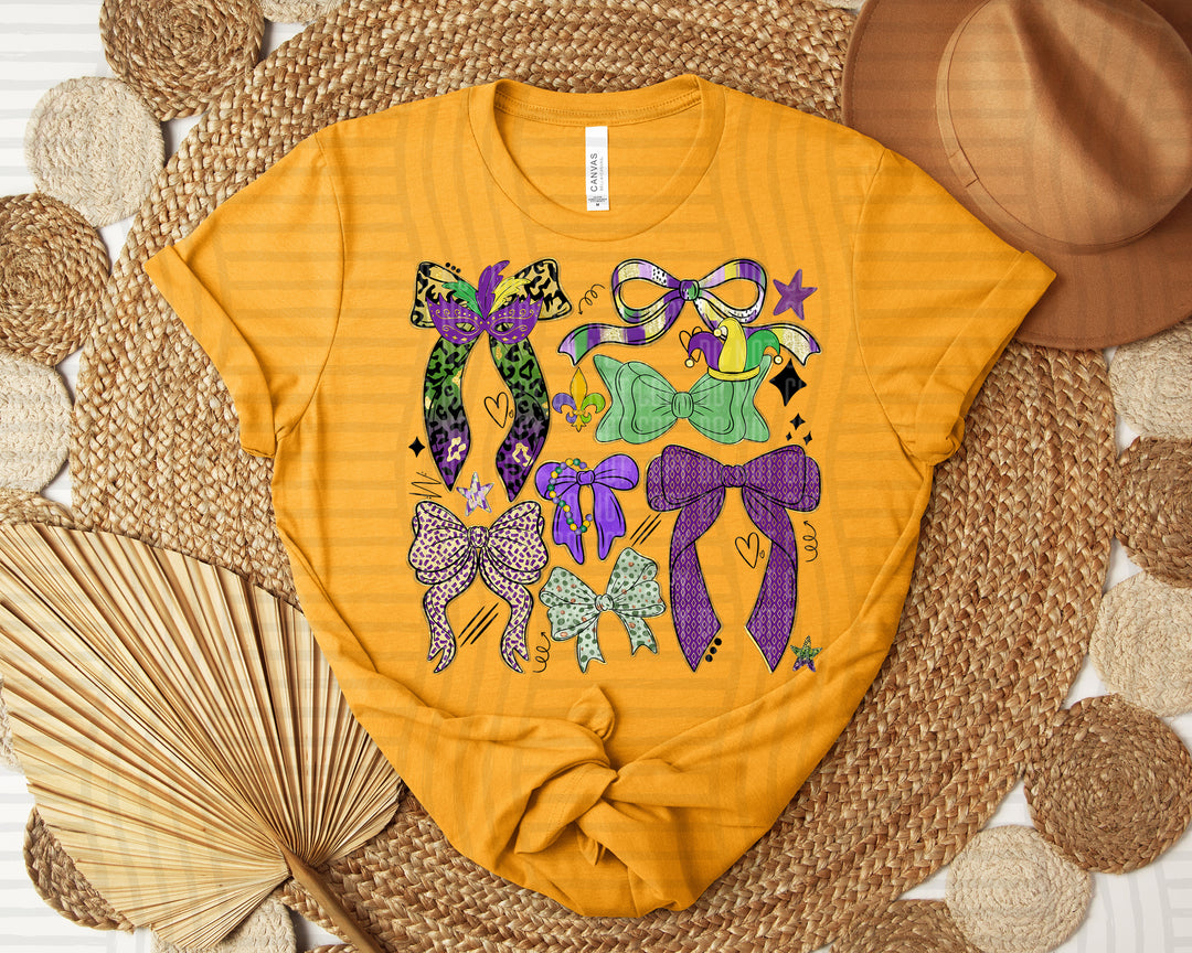 Mardi Bows Collection DTF Print