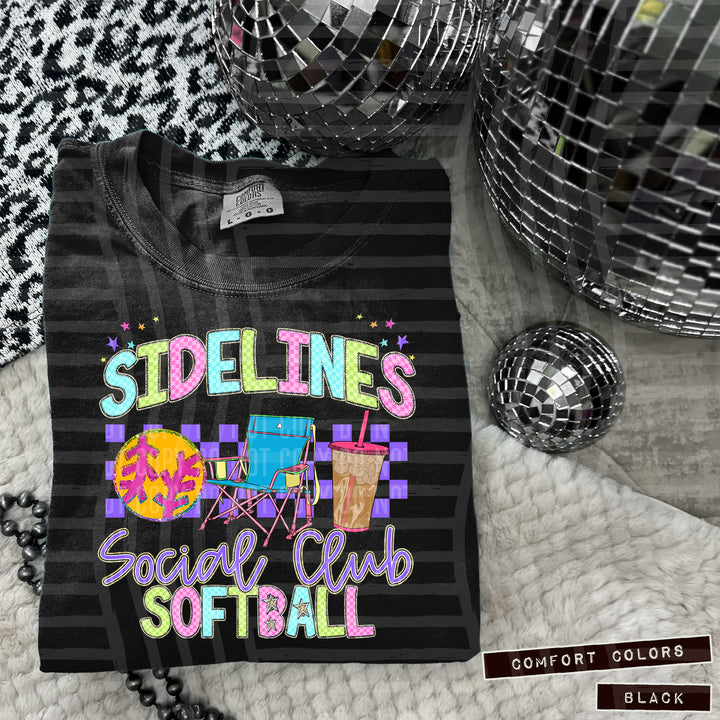 Sidelines DTF Print