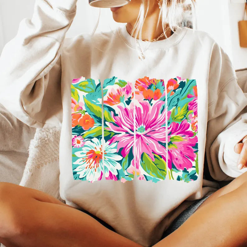 Summer Floral DTF Print