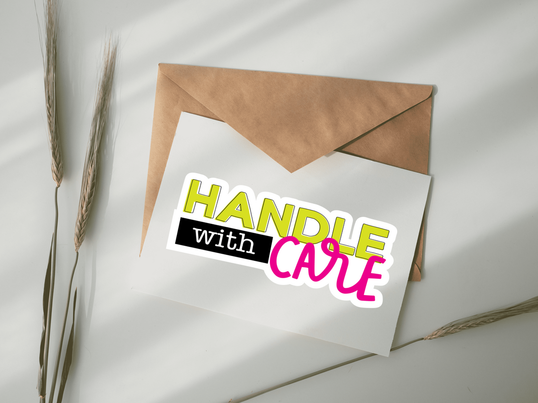 Handle With Care Sticker Sheet