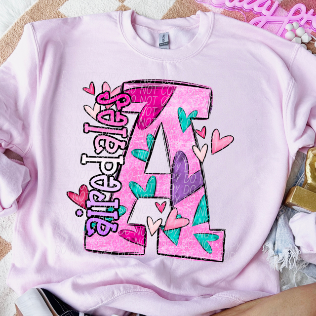 Valentine's Day Mascots DTF Print