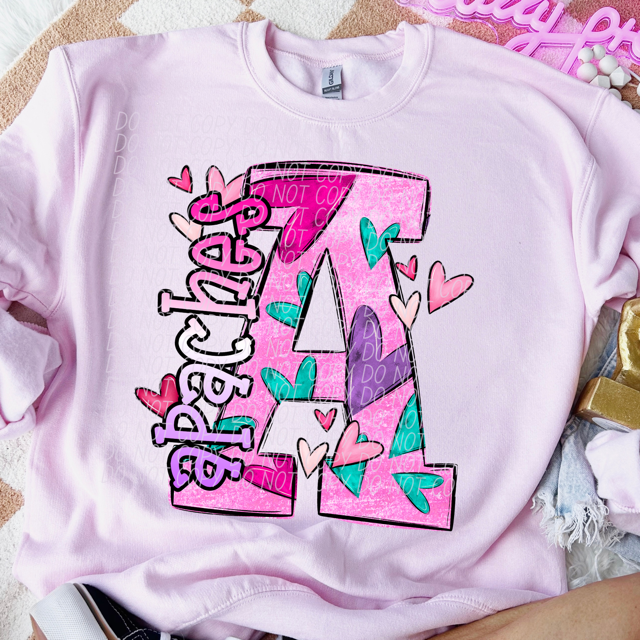 Valentine's Day Mascots DTF Print