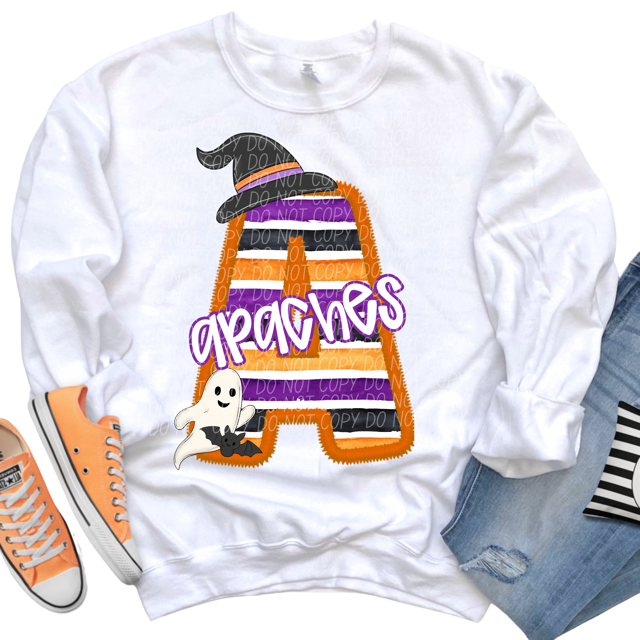 Halloween Striped Mascots DTF Print