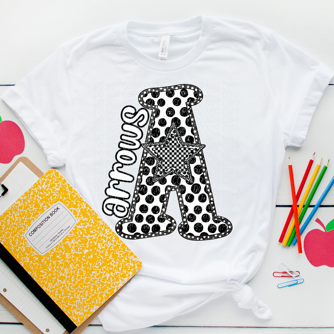 Polka Dot Mascots Youth DTF Print