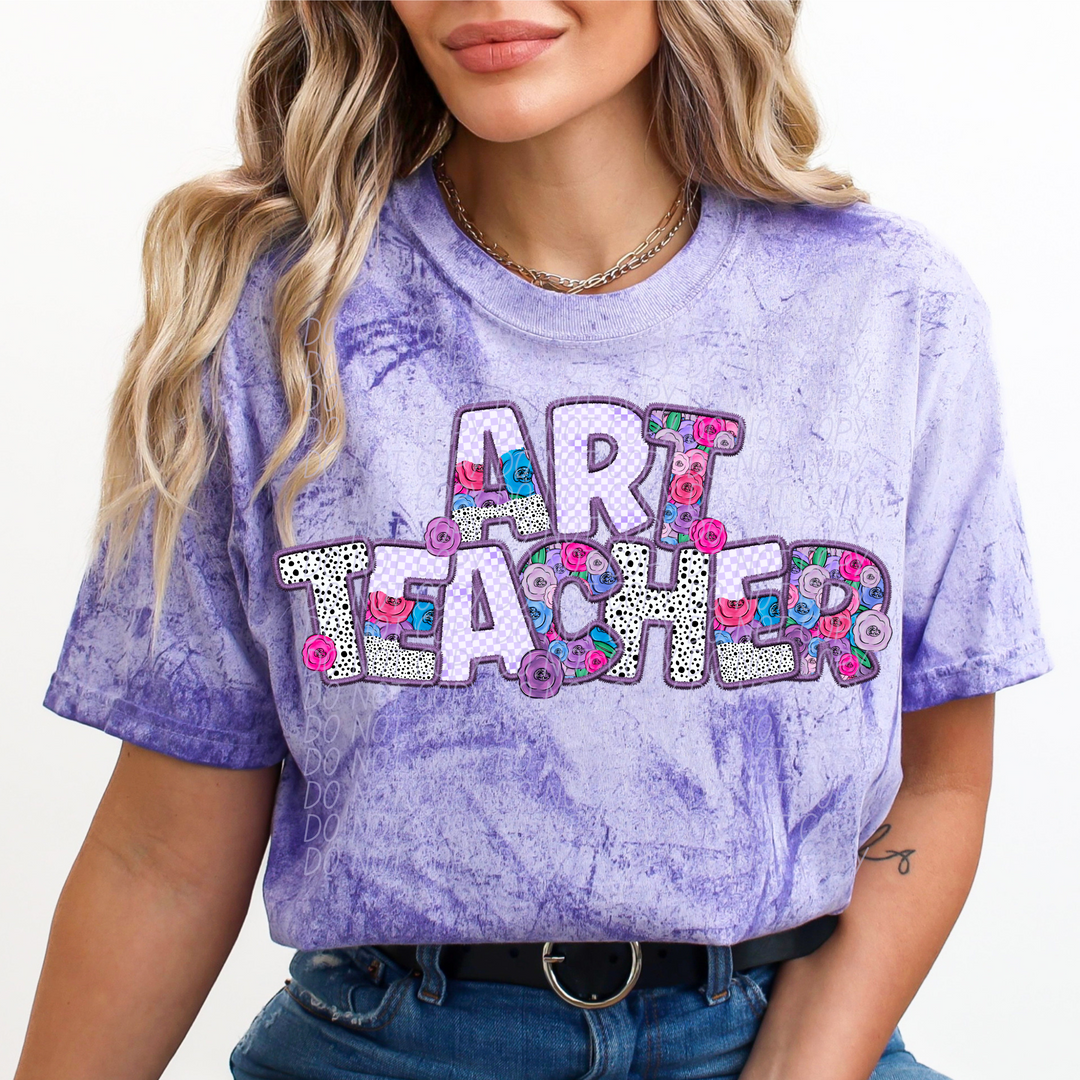 Pretty In Purple School Careers DTF Print