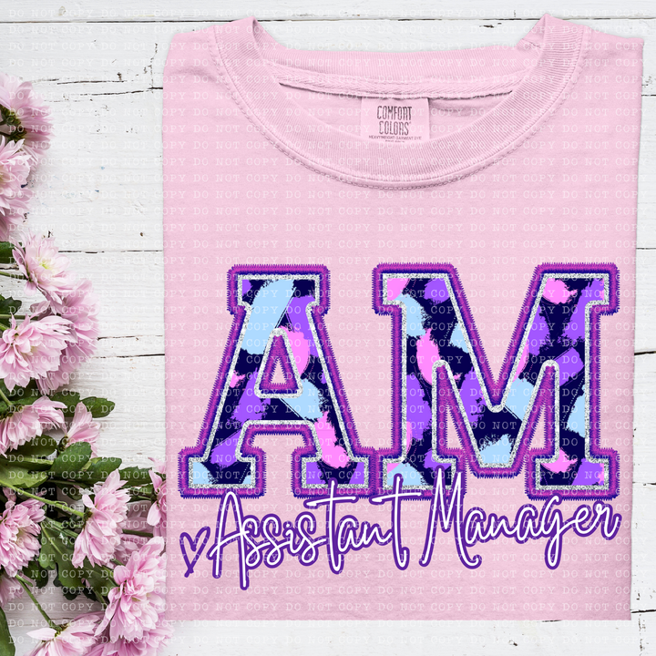 Perfectly Purple Occupations DTF Print