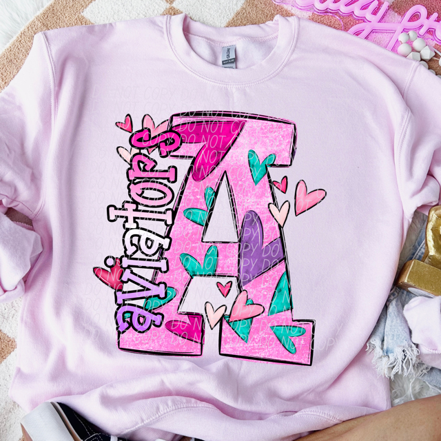 Valentine's Day Mascots DTF Print