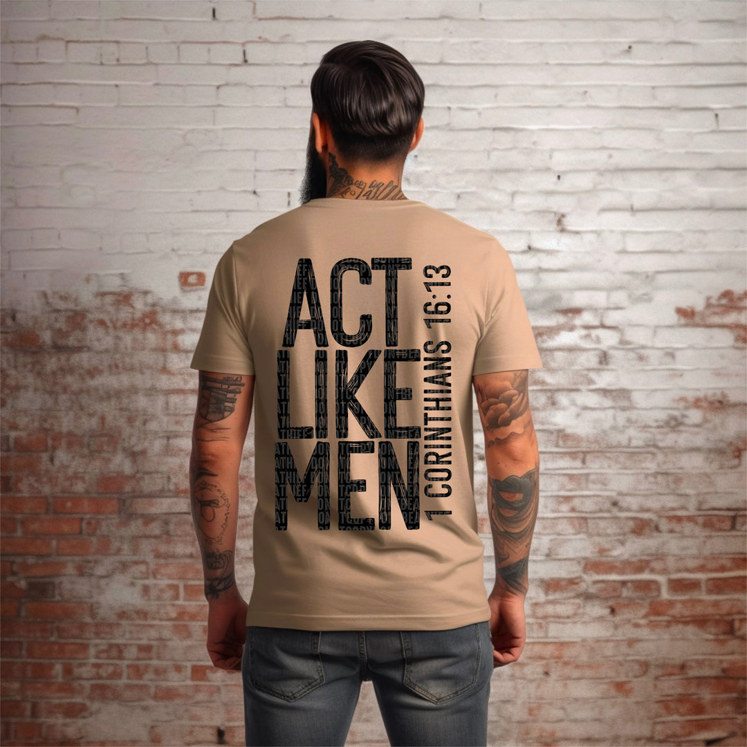 Act Like Men DTF Print