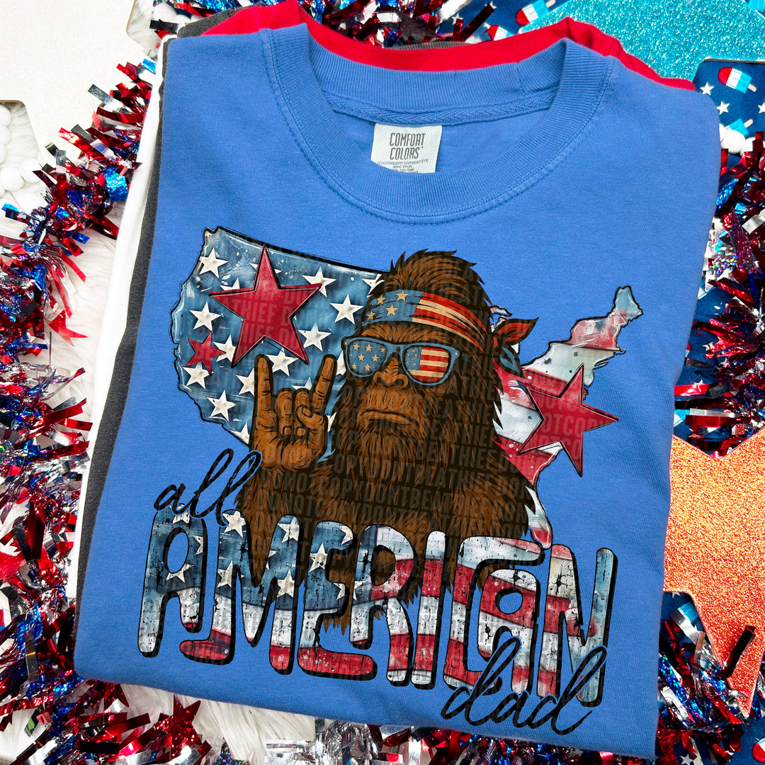 All American Dad DTF Print