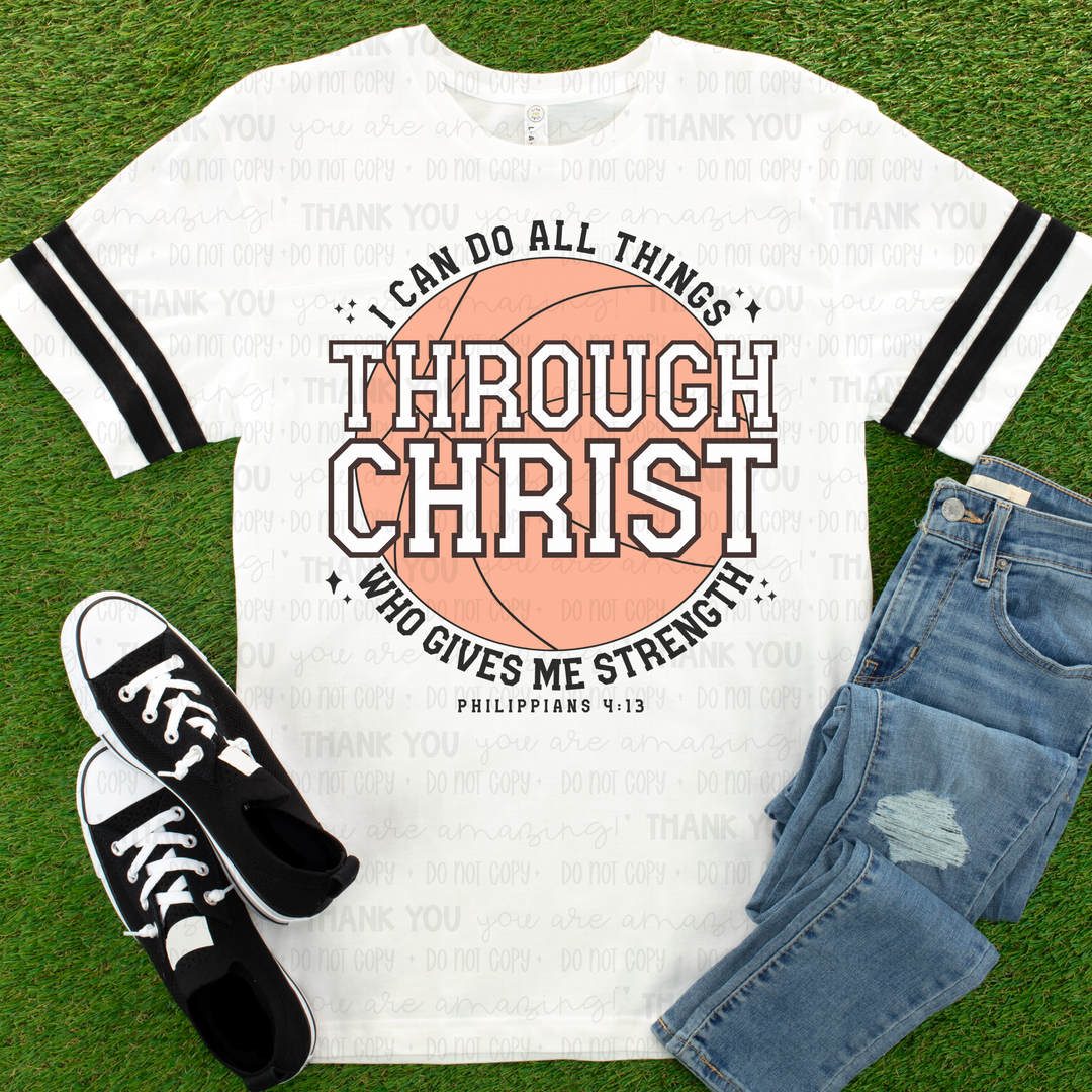 I Can Do All Things Through Christ Sports DTF Print