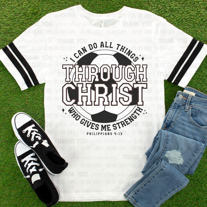 I Can Do All Things Through Christ Sports DTF Print