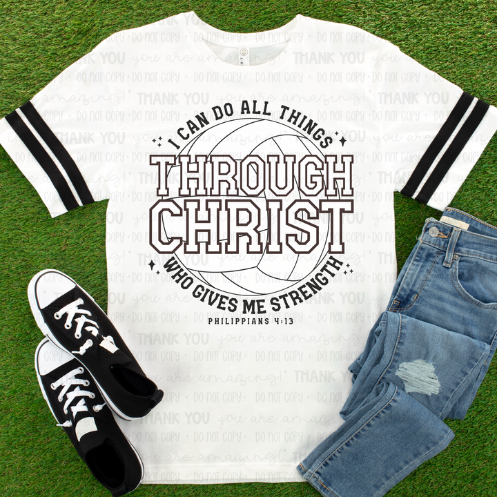 I Can Do All Things Through Christ Sports DTF Print