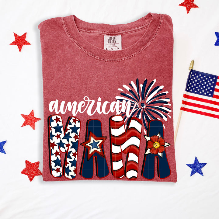 American Mama/Mini DTF Print