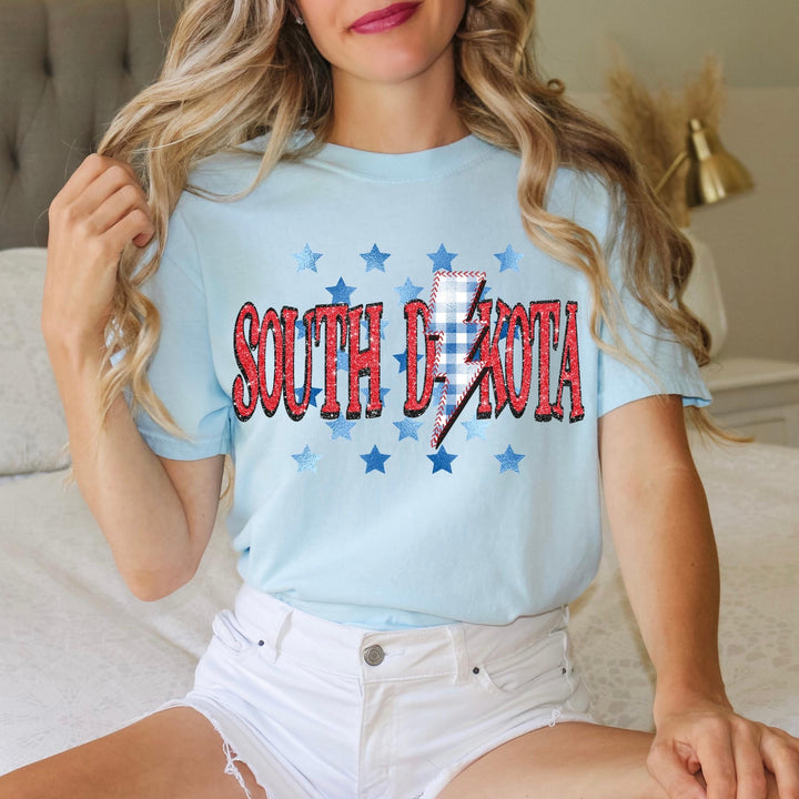 Patriotic States DTF Print