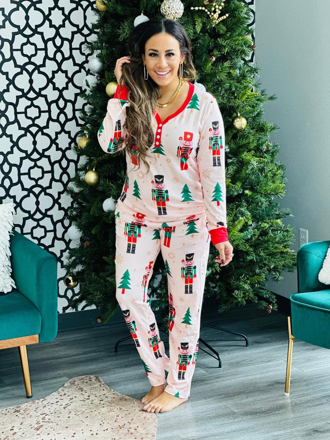 Shirley & Stone Christmas PJs