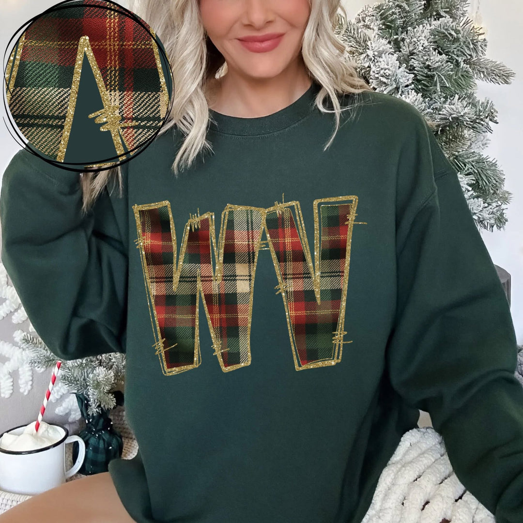 Holiday Plaid WV DTF Print