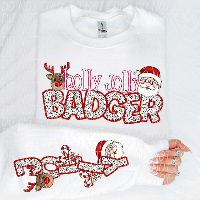 Holly Jolly Mascots DTF Print