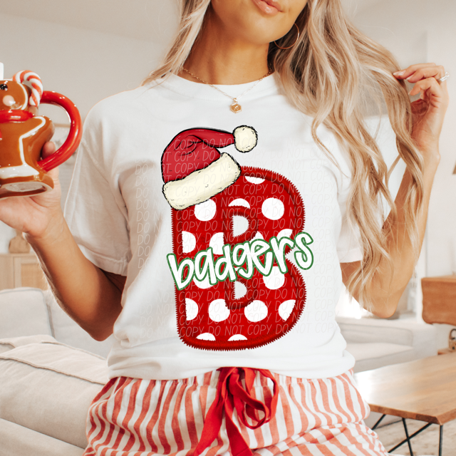 Christmas School Spirit DTF Print