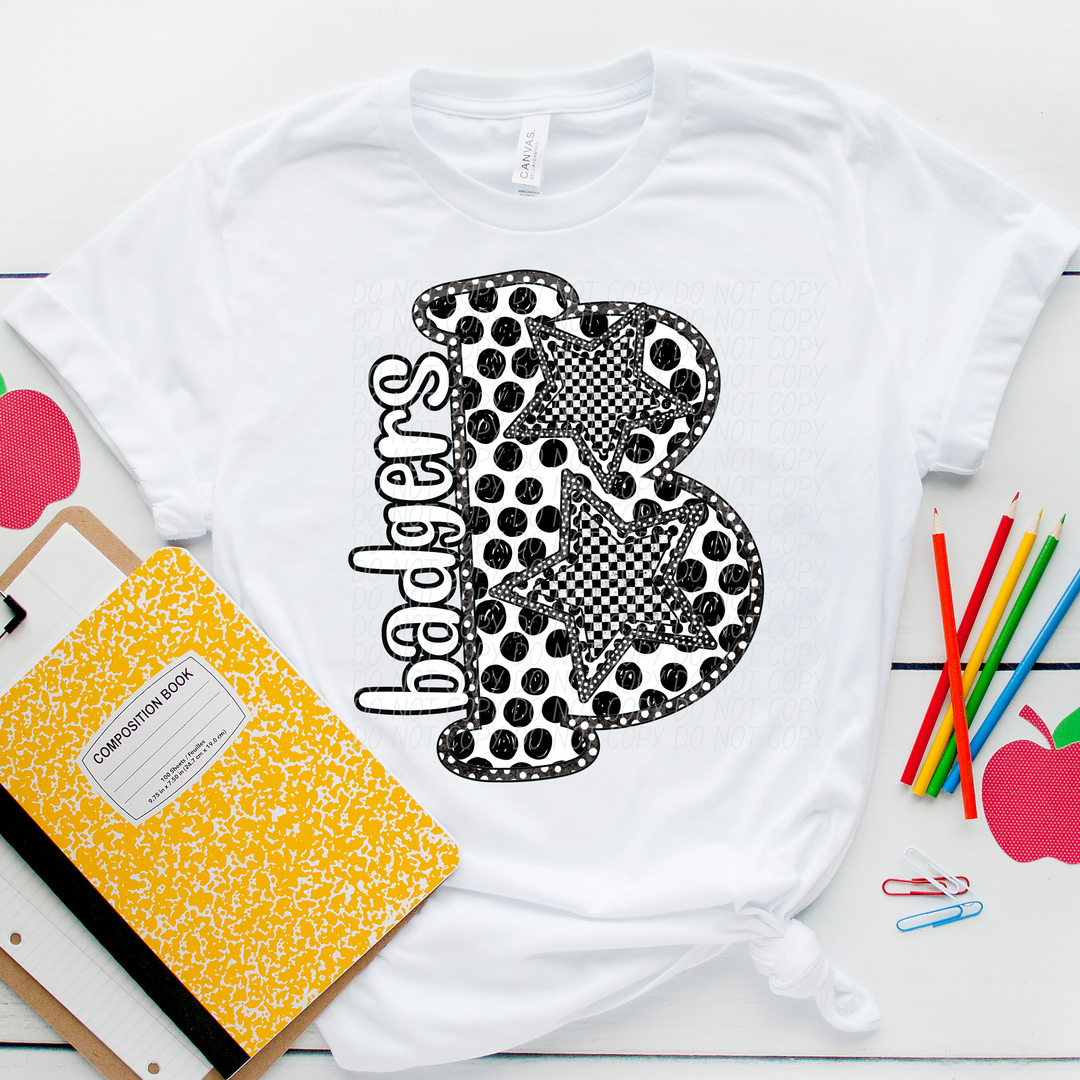 Polka Dot Mascots Youth DTF Print