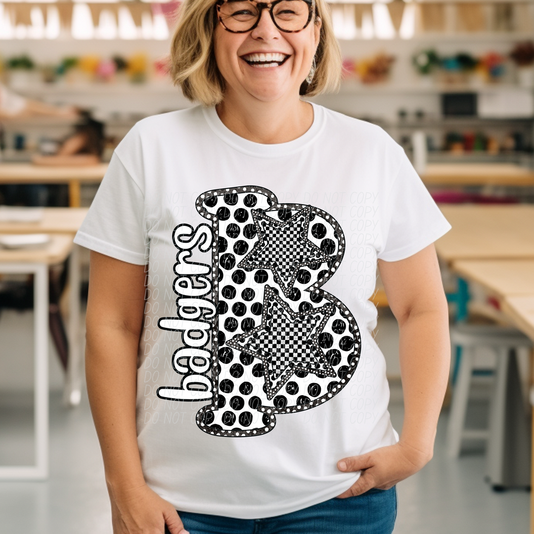 Polka Dot Mascots Youth DTF Print