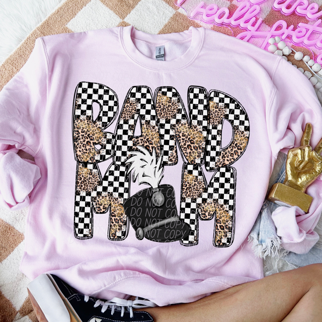 Leopard Sports Mom DTF Print