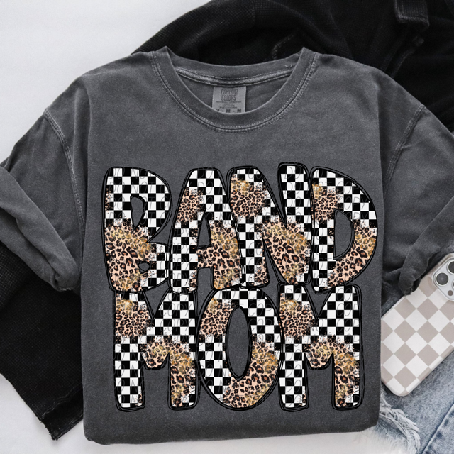 Leopard Sports Mom DTF Print