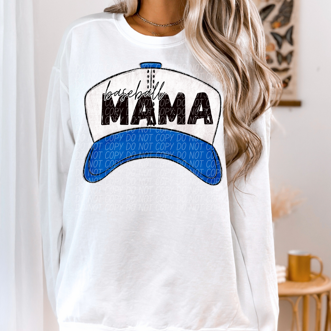 Baseball Mama Hat DTF Print